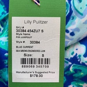 Lilly Pulitzer Strapless Jumpsuit